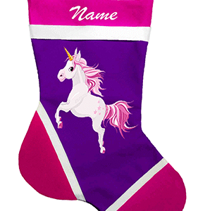 Enchanting Unicorn Christmas Stocking