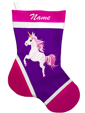 Enchanting Unicorn Christmas Stocking