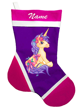 Magical Unicorn Christmas Stocking