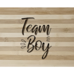 Team Boy Bamboo Cutting Board