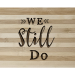 Beautifully Engraved Wooden Cutting Board