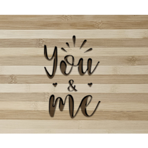 Elegant Bamboo Cutting Board - You & Me Design