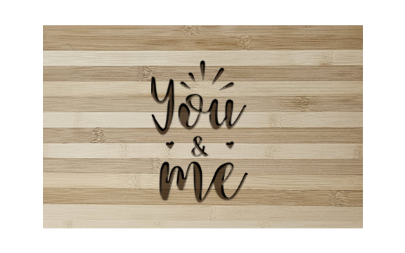Elegant Bamboo Cutting Board - You & Me Design