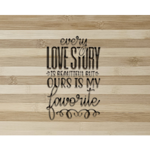 Romantic Wooden Cutting Board