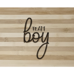 Team Boy Wooden Sign Decor