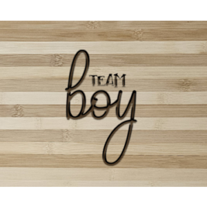 Team Boy Wooden Sign Decor