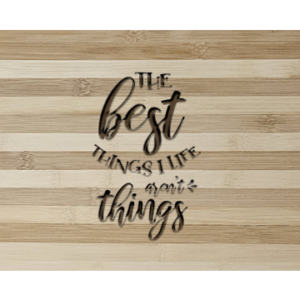 Engraved Bamboo Cutting Board Wall Art
