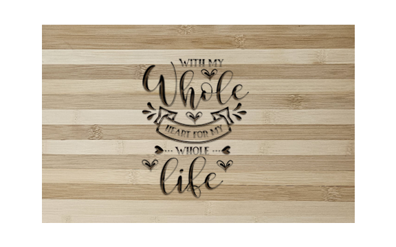 Engraved Bamboo Cutting Board