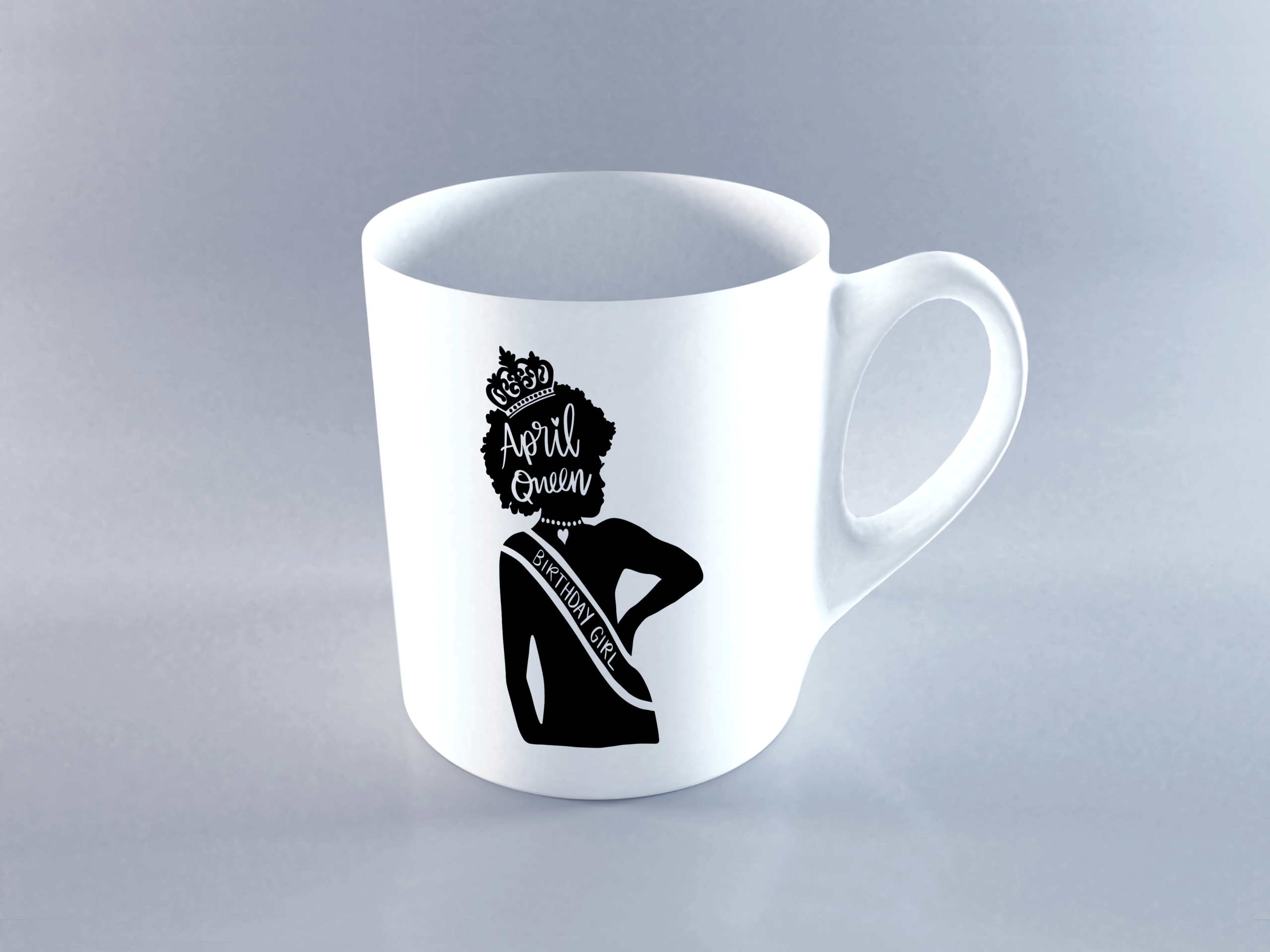 April Queen Birthday Mug