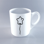 Charming Star Balloon Mug