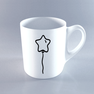 Charming Star Balloon Mug