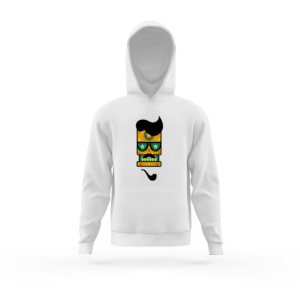 Stylish Graphic White Hoodie