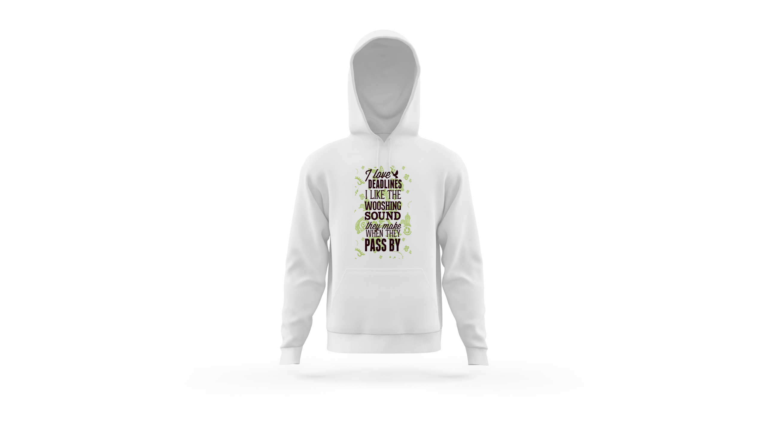 Cozy Deadline Humor Hoodie