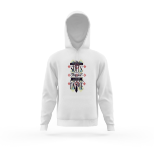Stylish Statement White Hoodie