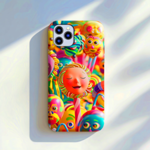 Vibrant Candy-Themed Phone Case