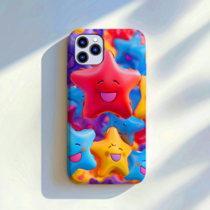 Vibrant Star-Themed Phone Case