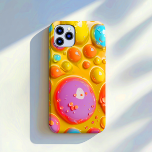 Vibrant Bubble Pattern Phone Case