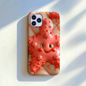 Charming Starfish Design Phone Case