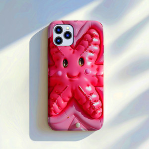 Vibrant Pink Cartoon Phone Case