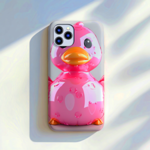 Adorable Pink Duck Phone Case