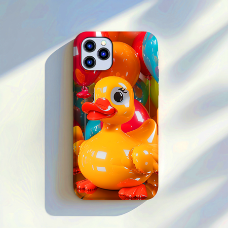 Vibrant Rubber Duck Phone Case