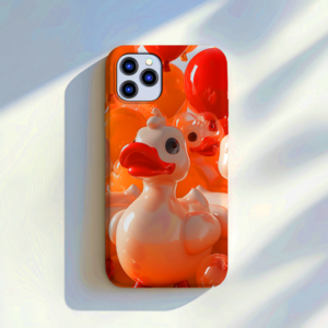 Vibrant Duck-Themed Phone Case