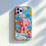 Whimsical Balloon Elephant iPhone Case