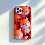Adorable Fox Pattern Phone Case