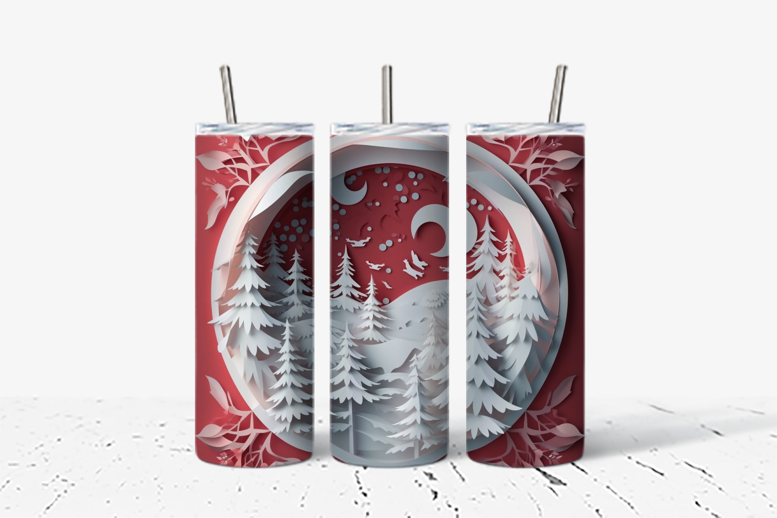 Winter Forest Tumbler