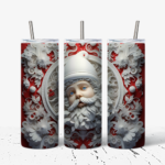 Intricately Designed Christmas Tumblers