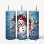 Festive Snowman Tumbler