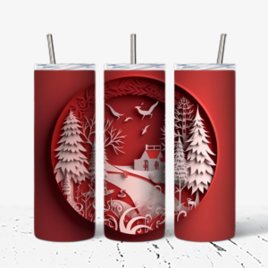 Festive Christmas Tumbler