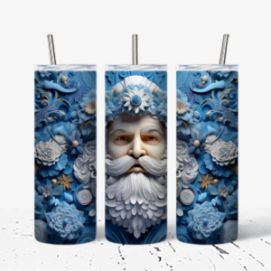 Elegant Winter-Themed Tumbler