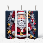 Festive Santa Insulated Tumbler