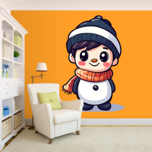 Kids' Room Adorable Penguin Wall Mural