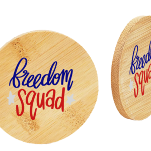 6 Pack Freedom Squad Bamboo Coasters