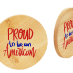 6 Pack Proud American Bamboo Coasters