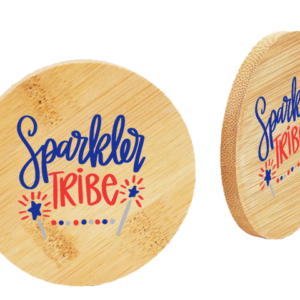 6 Pack Bamboo Coasters - Sparkler Tribe