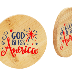6 Pack God Bless America Coasters
