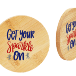 6 Pack Bamboo Coasters