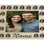 Custom Dog-Themed Photo Frame