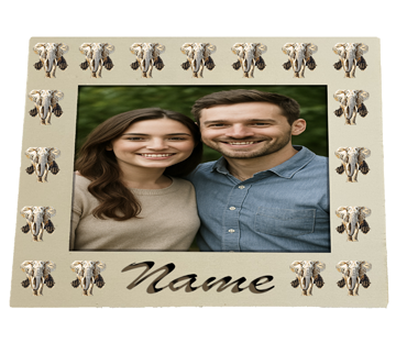Elephant-Themed Personalized Photo Frame