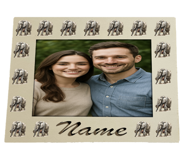 Personalized Elephant Photo Frame