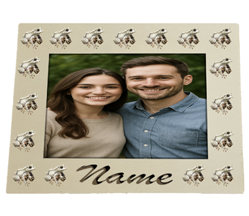 Personalized Photo Frame with Engraved Name