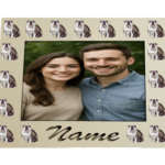 Personalized Bulldog Photo Frame