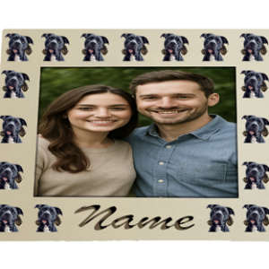 Personalized Dog-Themed Photo Frame