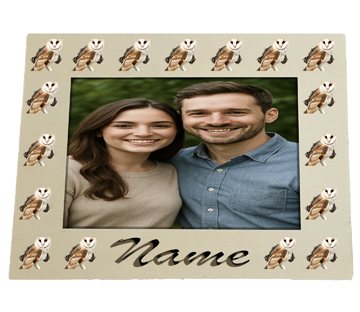 Personalized Owl-Themed Photo Frame