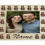 Personalized Bear-Themed Photo Frame