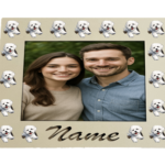 Personalized Dog-Themed Photo Frame