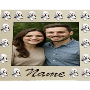 Personalized Dog-Themed Photo Frame